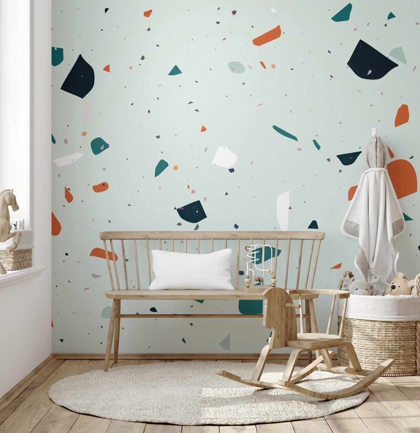 Contemporary terrazzo tile art
