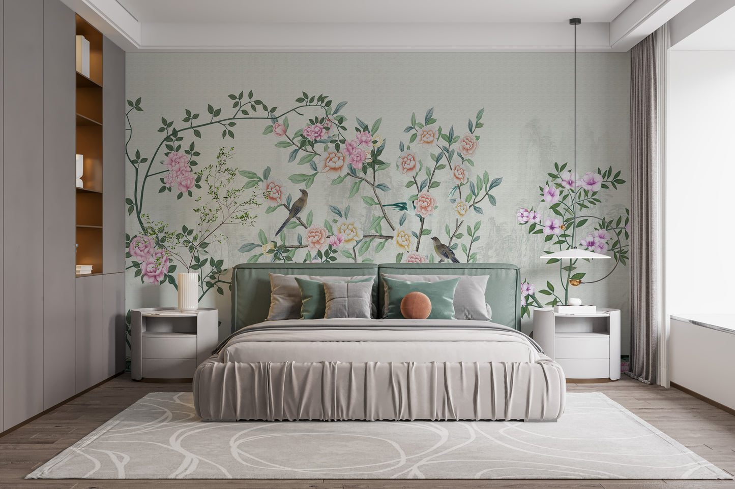 Elegant Garden Flowers Wallpaper