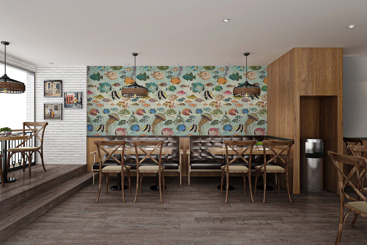 Nature-Inspired Underwater Serenade Wall Mural