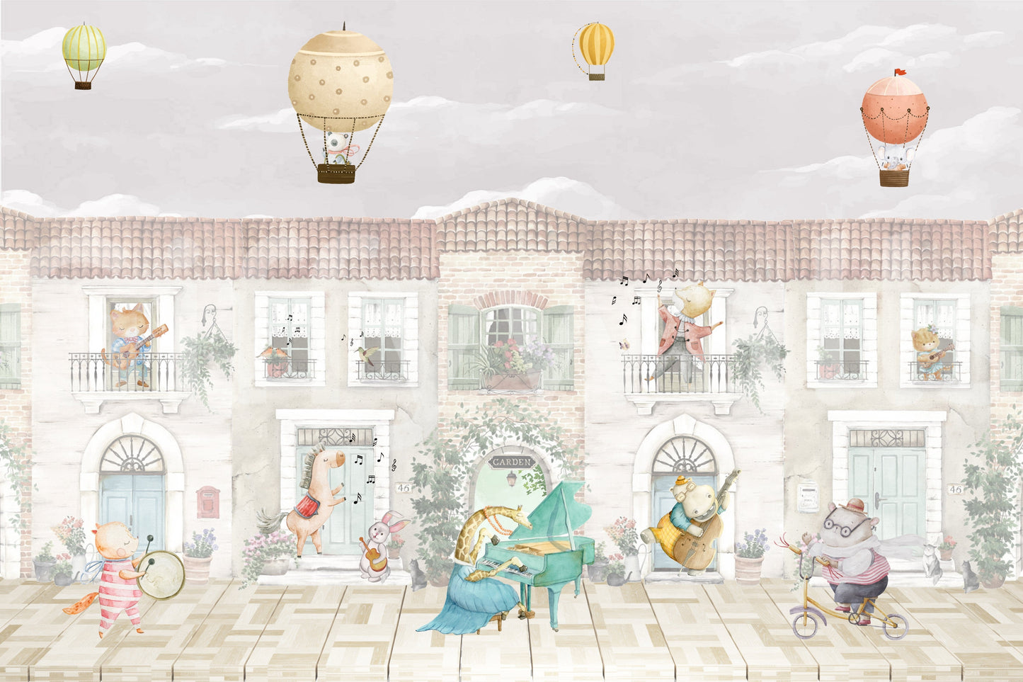 The image is suitable for a children's room or a playroom.