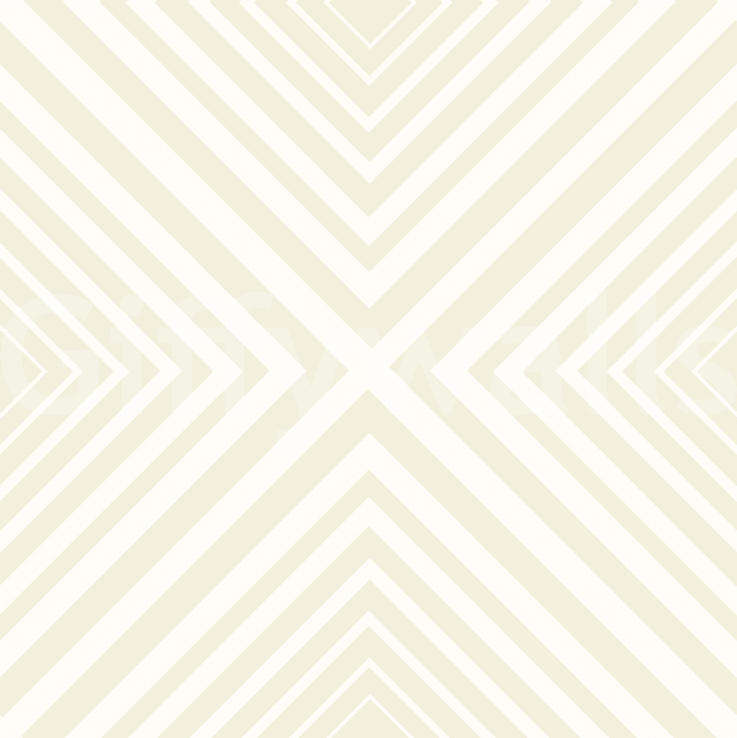Elegant Beige Chevron wall mural, striking symmetrical display.