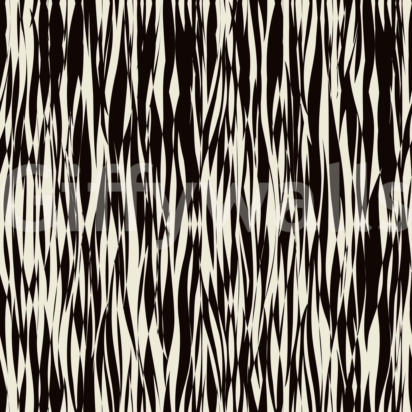 A seamless pattern of organic shapes on a wall