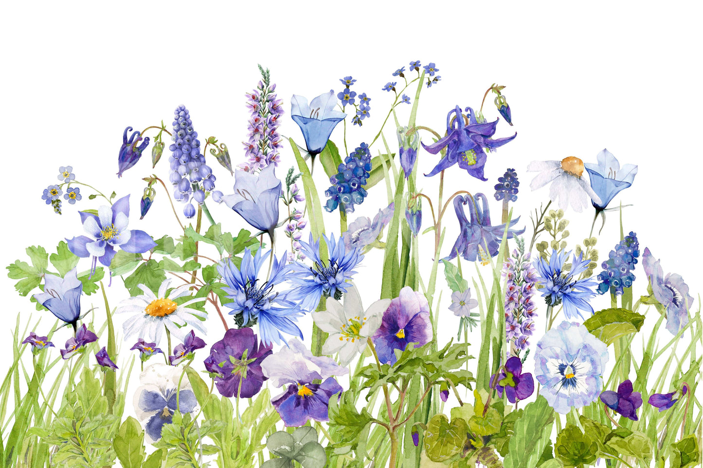 The wallpaper features a large floral pattern.