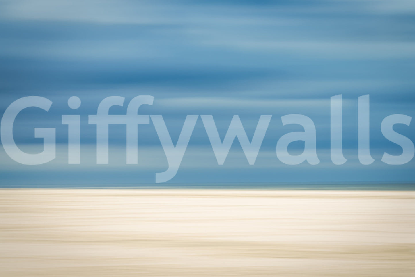 Blurred Beach Serenity Wall Mural -2158001