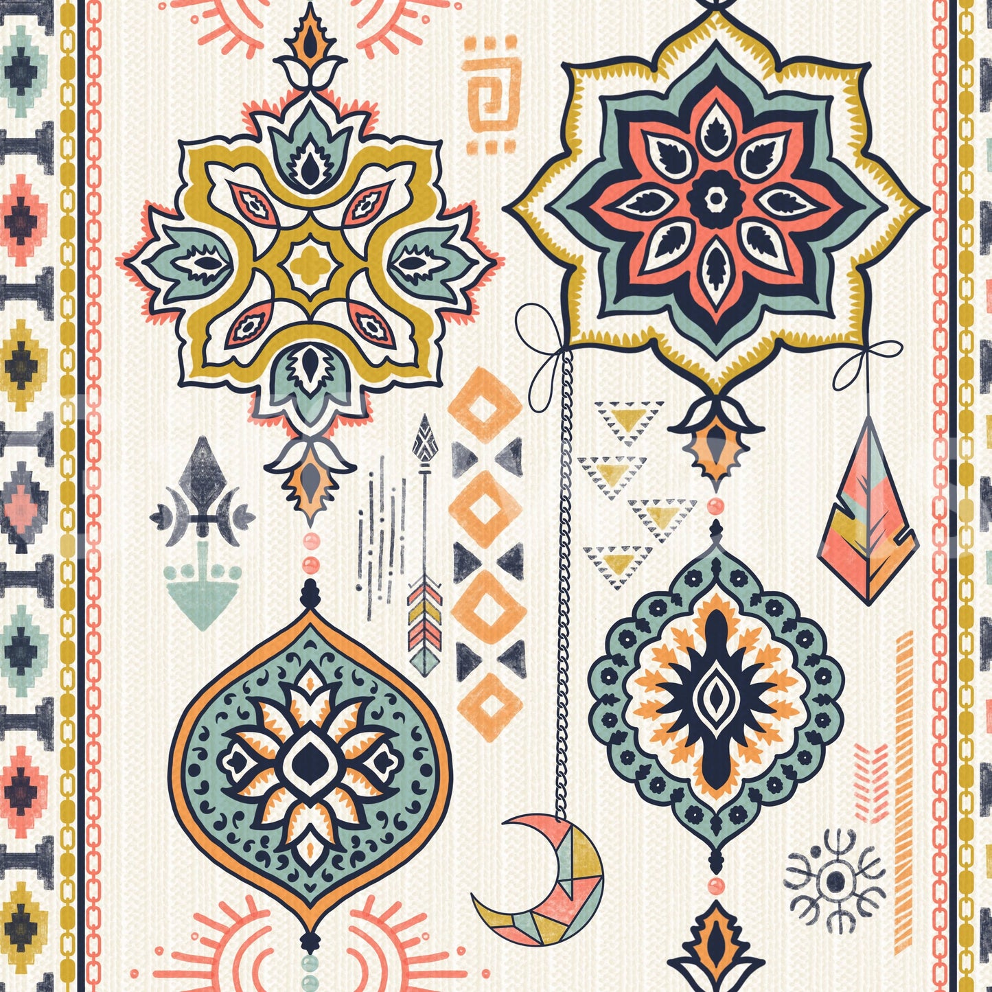 Boho Charms Wallpaper