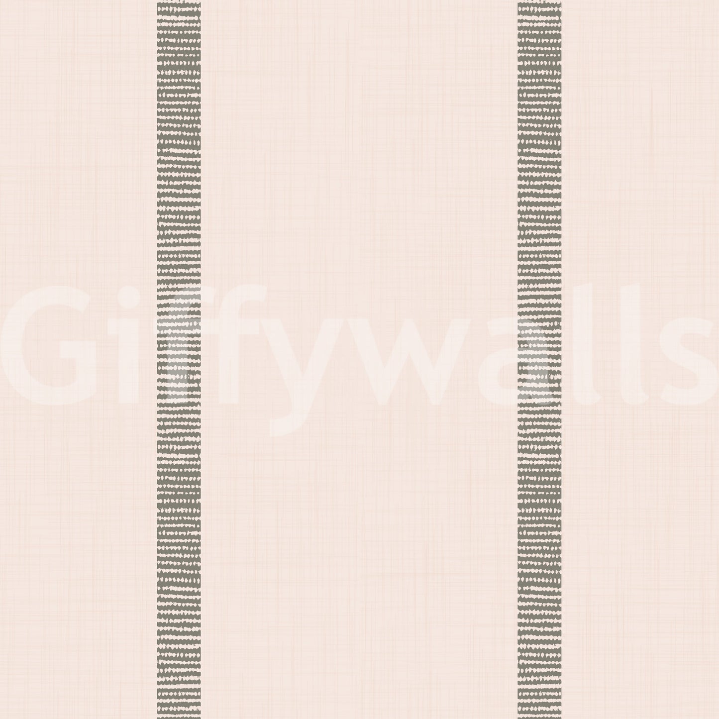 Boho Golden Harmony Stripes Beige Muted Grey Wallpaper