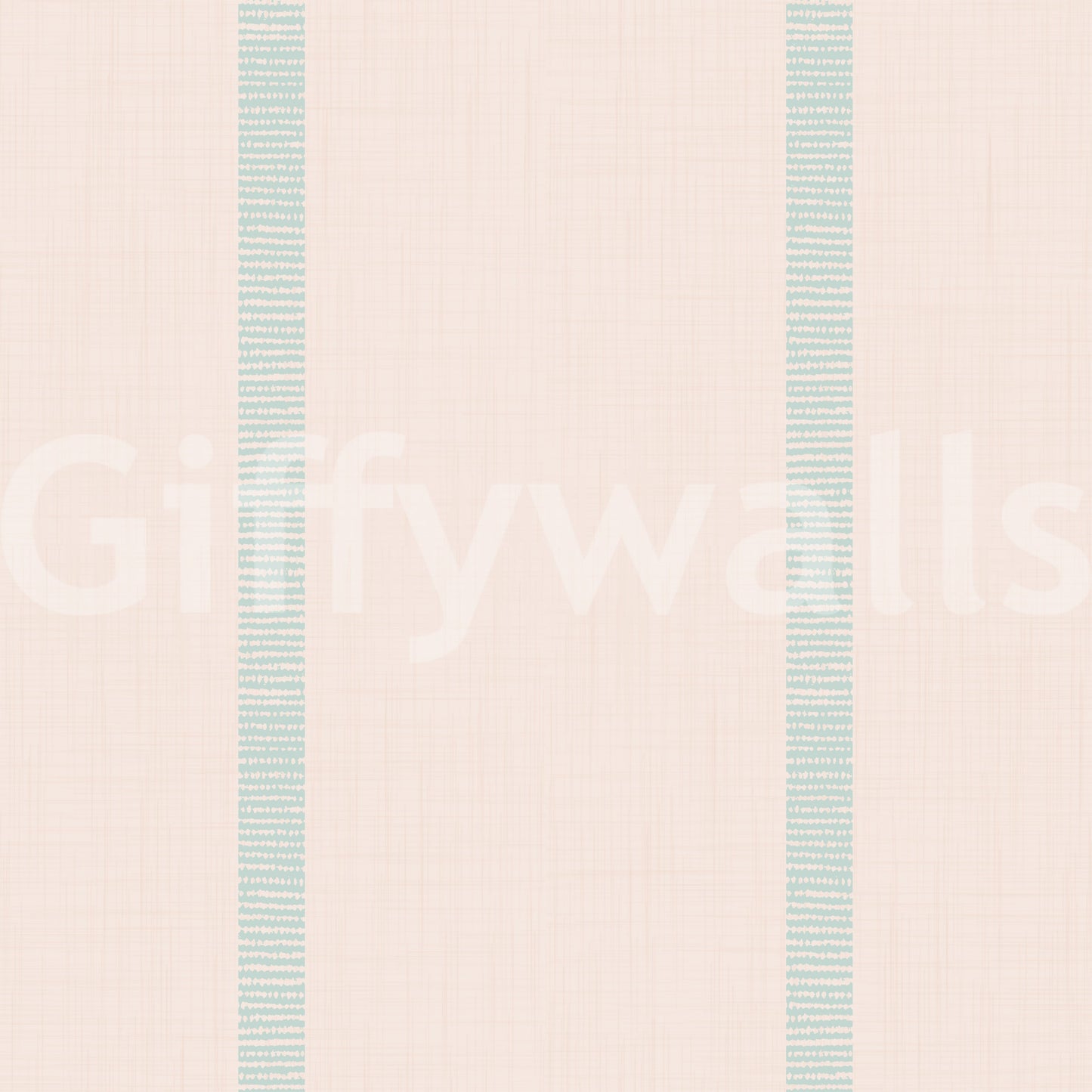 Boho Golden Harmony Stripes Beige Soft Blue Wallpaper