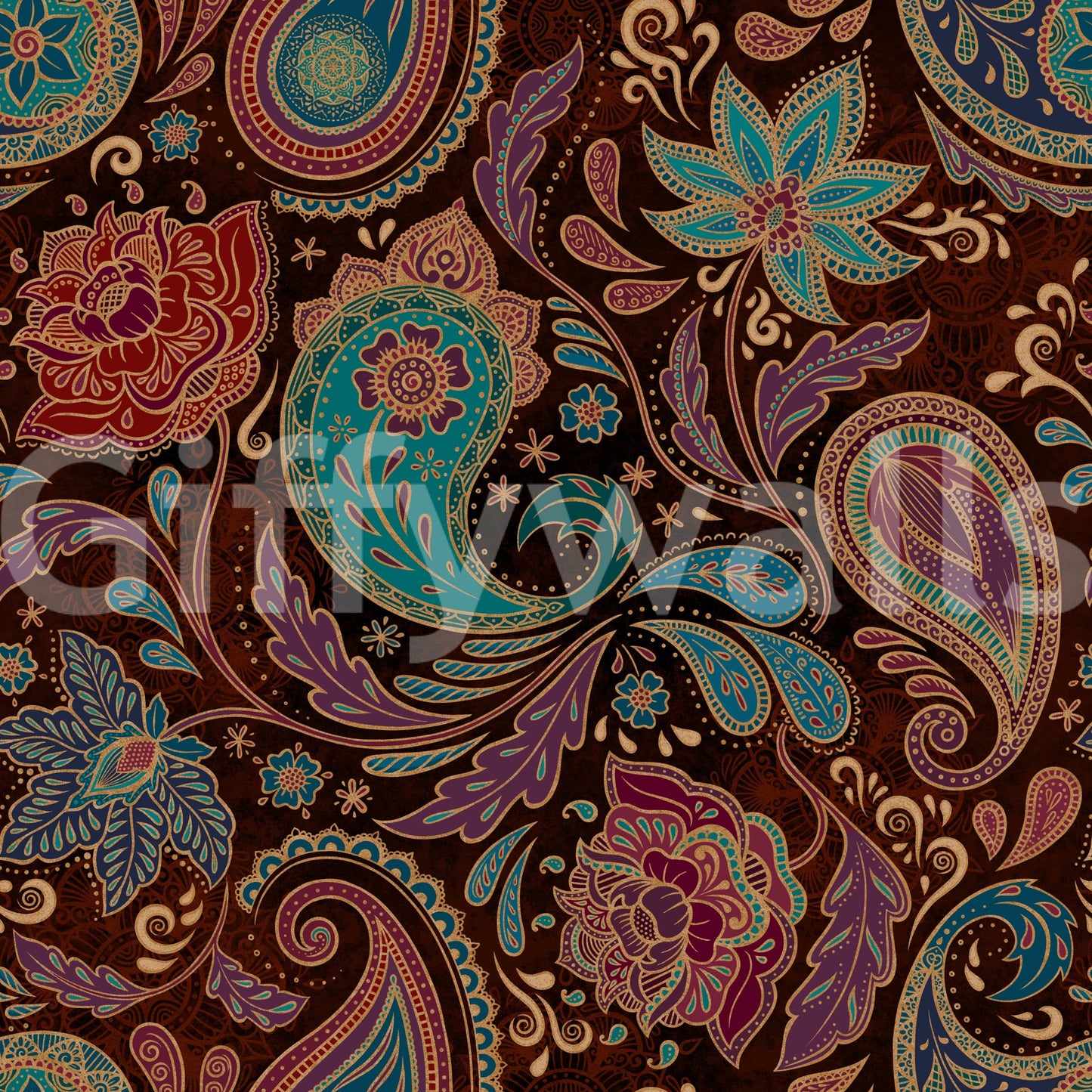 The image provides a sense of classic, decorative art.