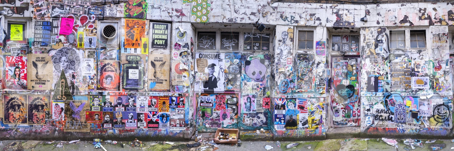 The design is non-realistic and interpretive.