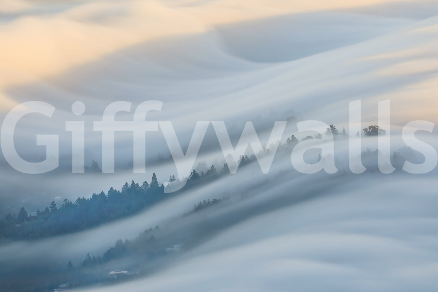 Cloud Veil Vista Wall Mural -2338422