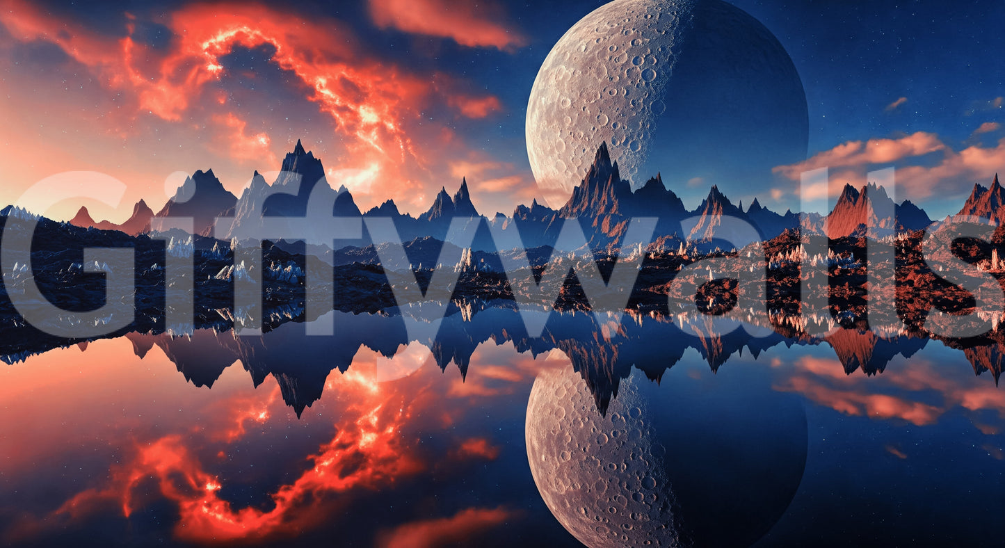 The wallpaper features a subtle, calming pattern.