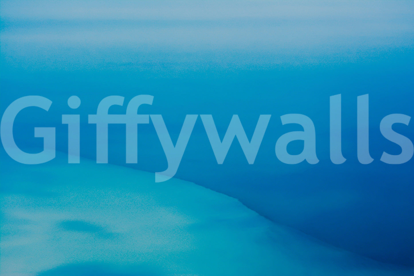 A high-quality serene beach wall mural for walls.