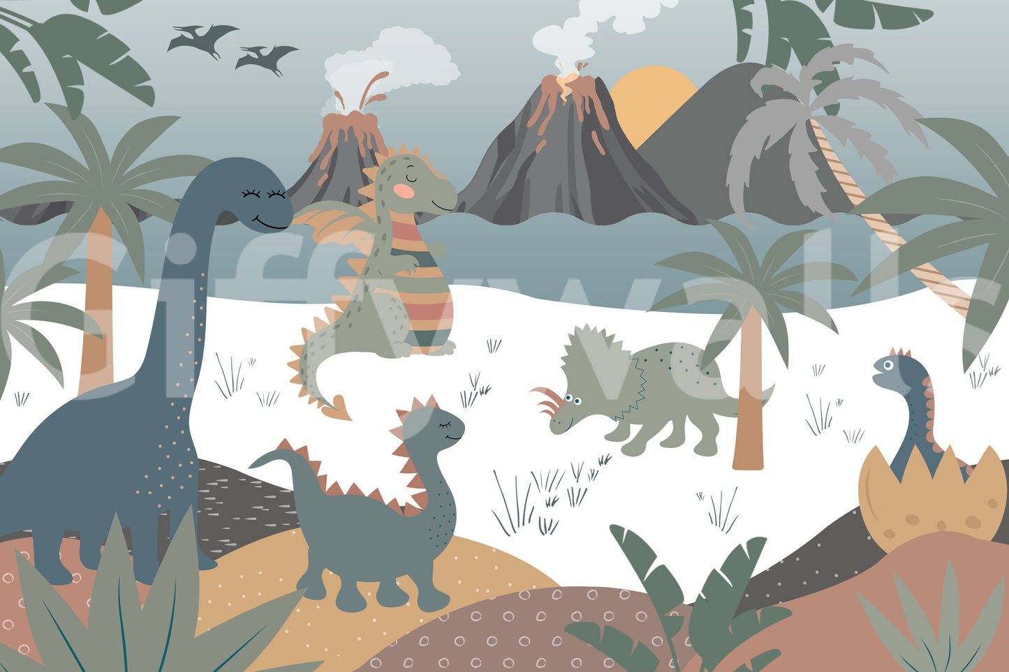 The style is painterly or a detailed illustration.