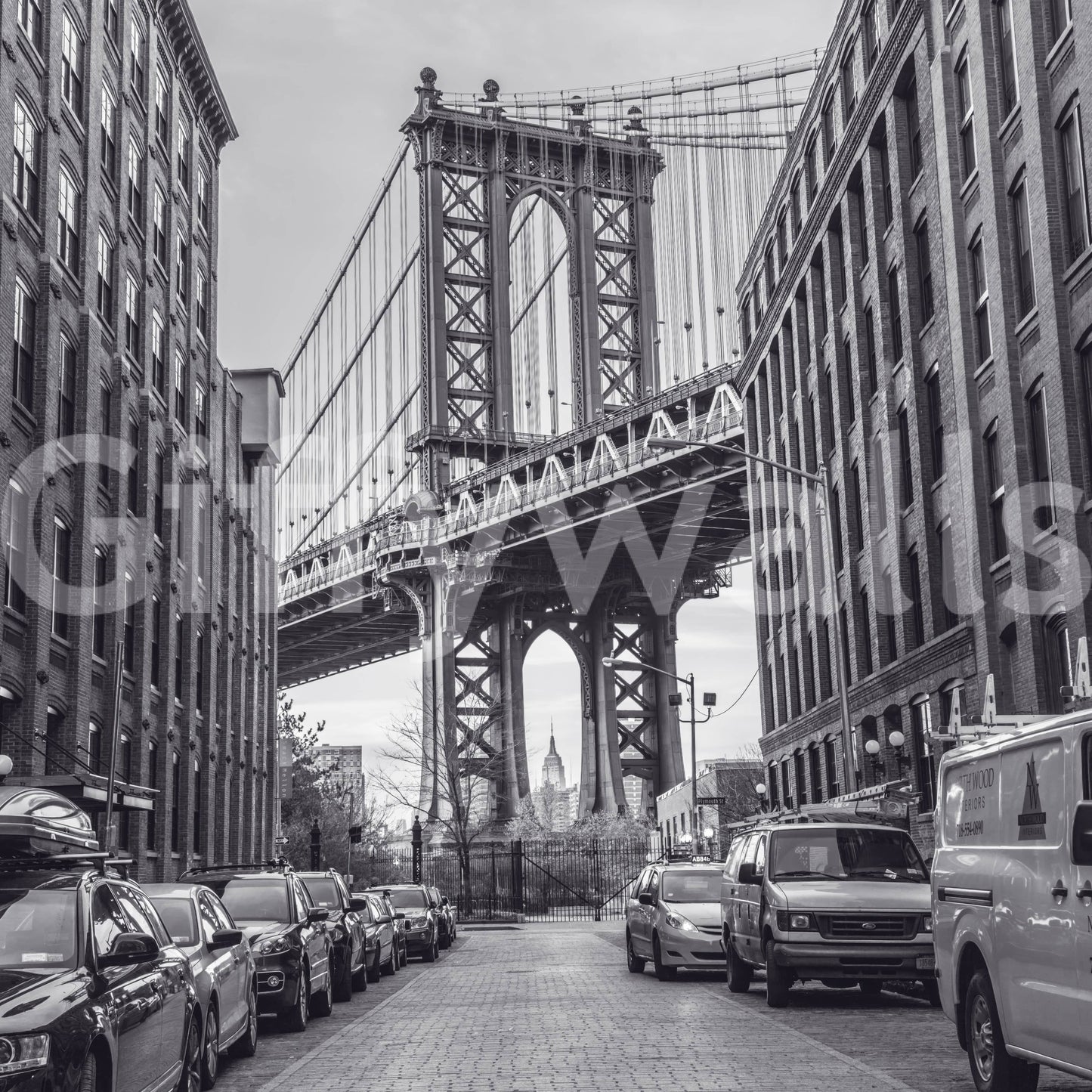 Manhattan Bridge from the Dumbo Wall Mural