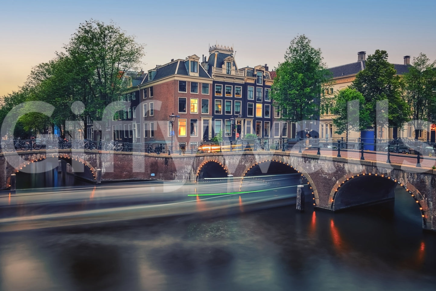 Dutch Canal Dreams Wall Mural