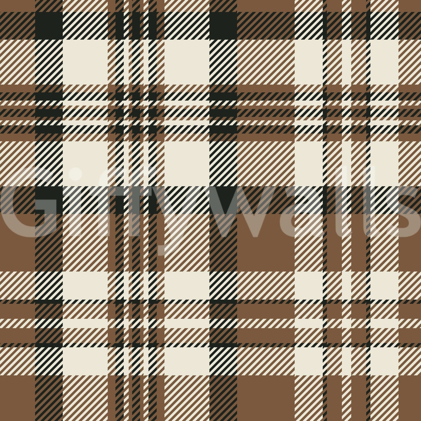 Earthy Plaid Wallpaper