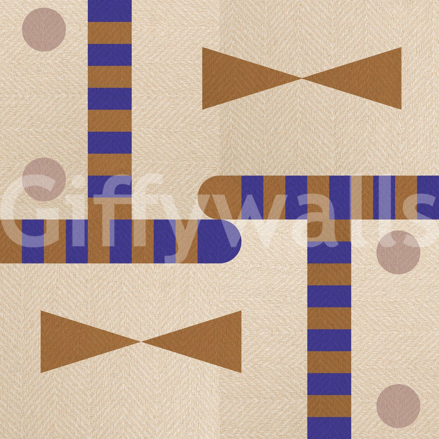 Earthy Geometric Wallpaper