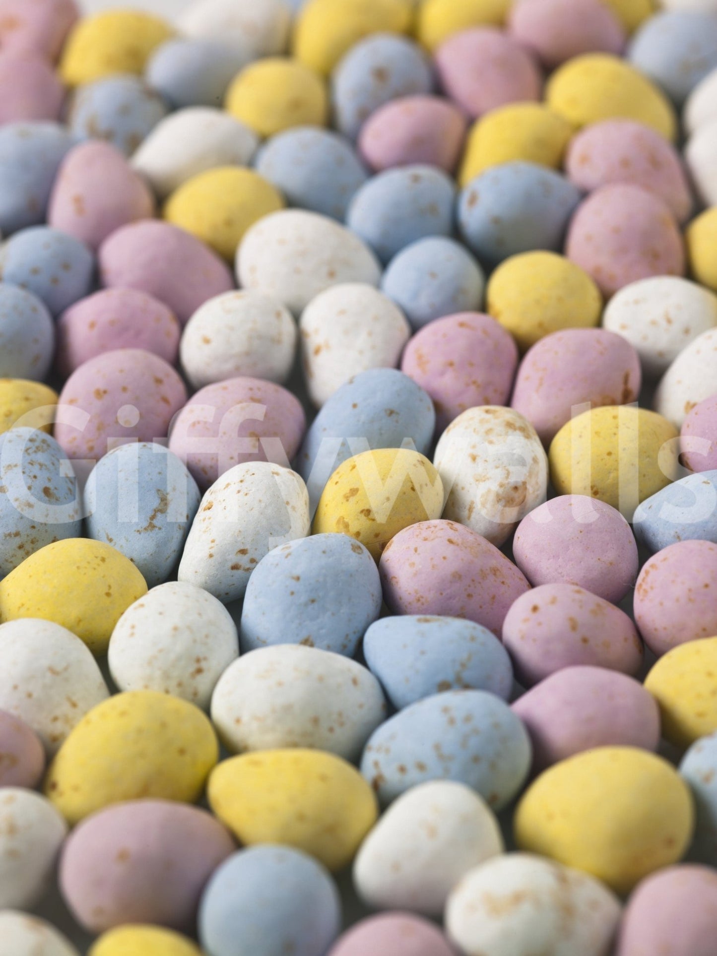 Close up candy eggs wall mural texture