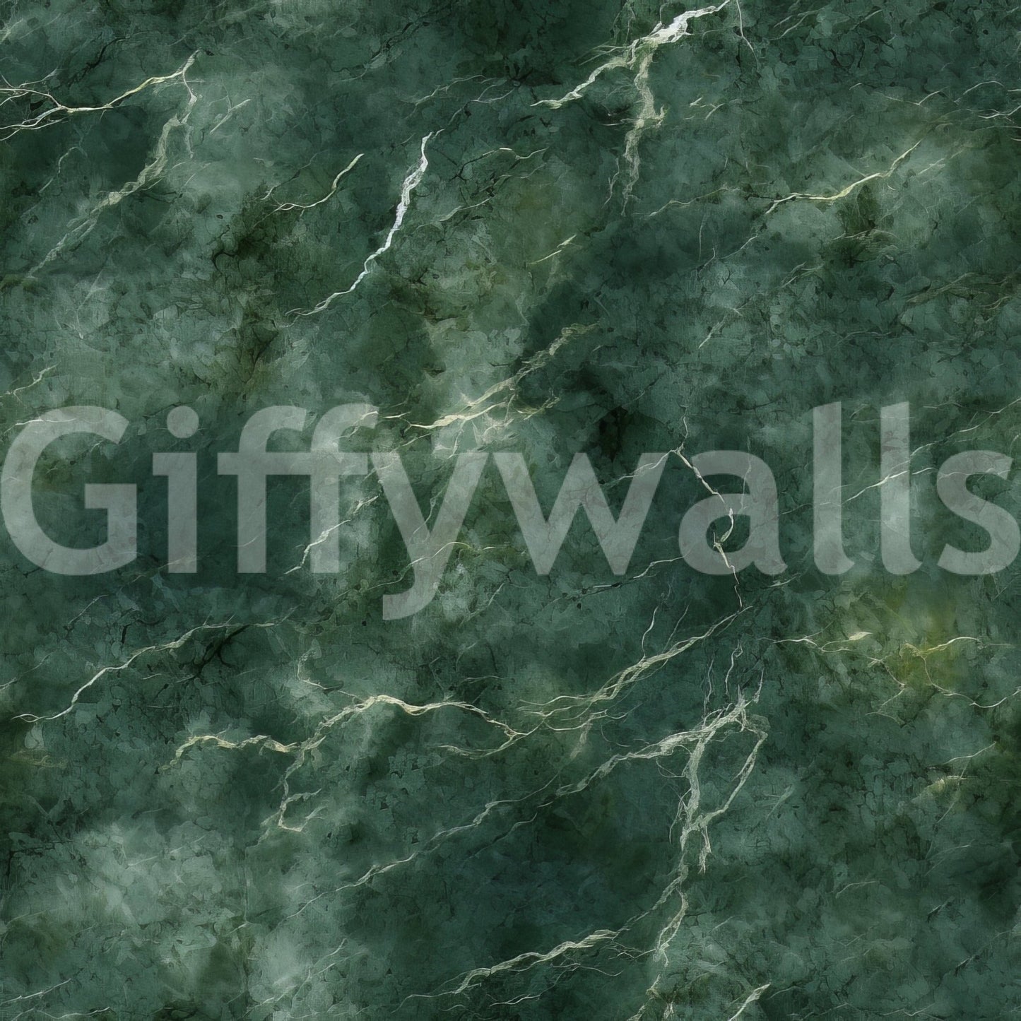 Emerald Marble Swirl Wall Mural -2566706