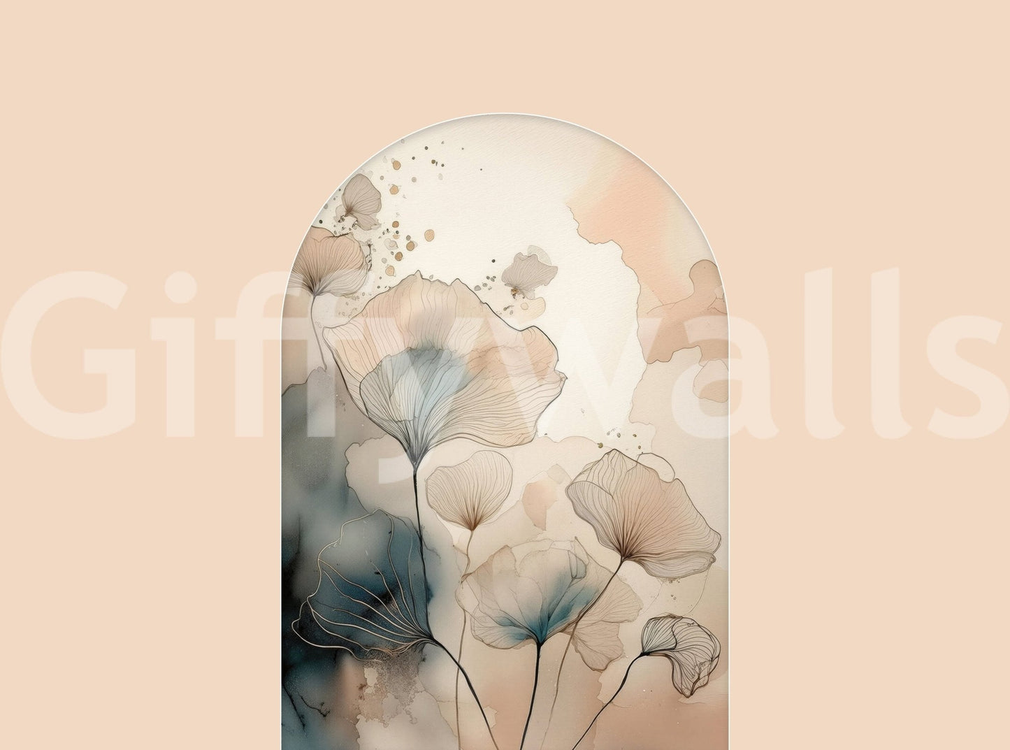 Ethereal Garden Archway Wall Mural