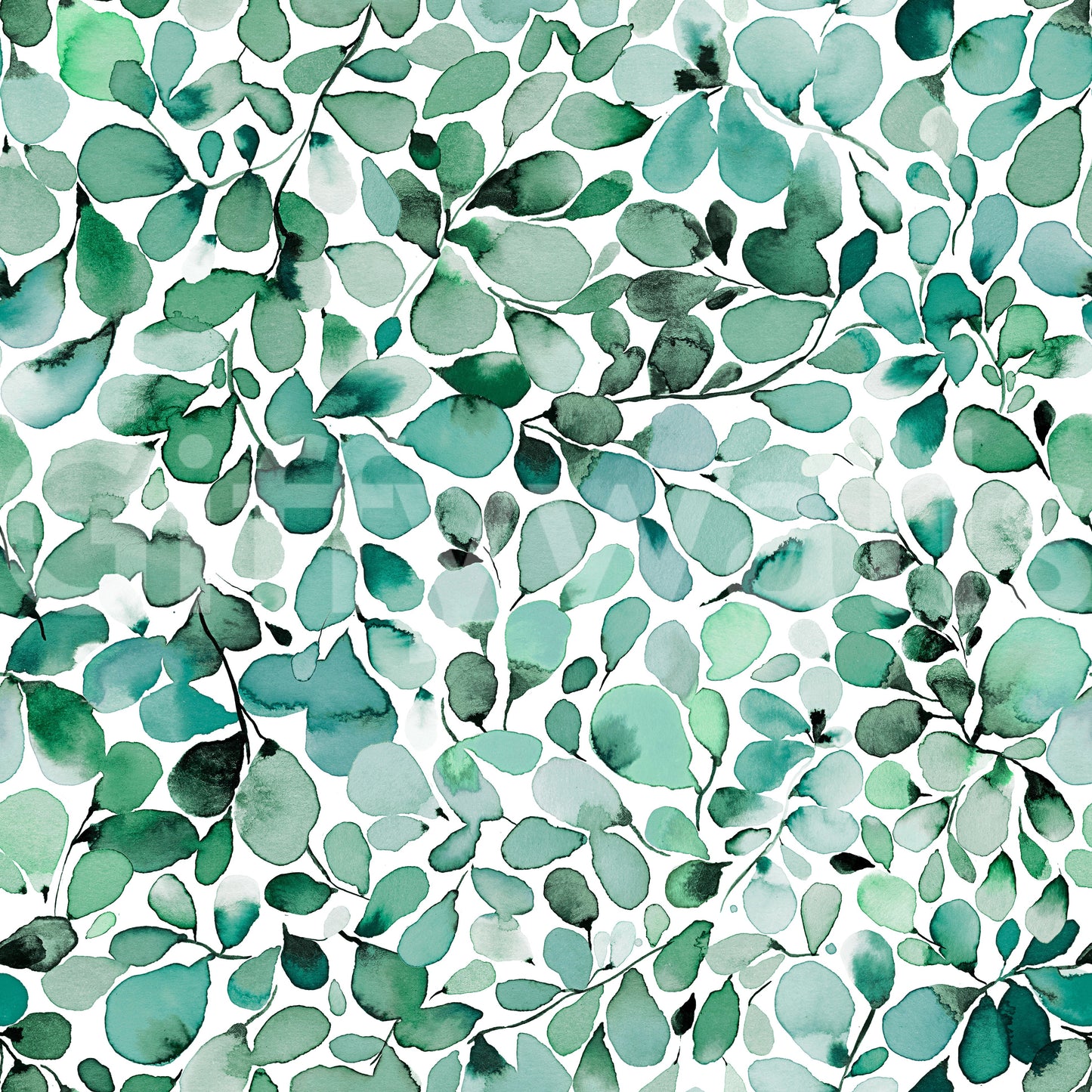 Eucalyptus Jungle Leaves Wallpaper