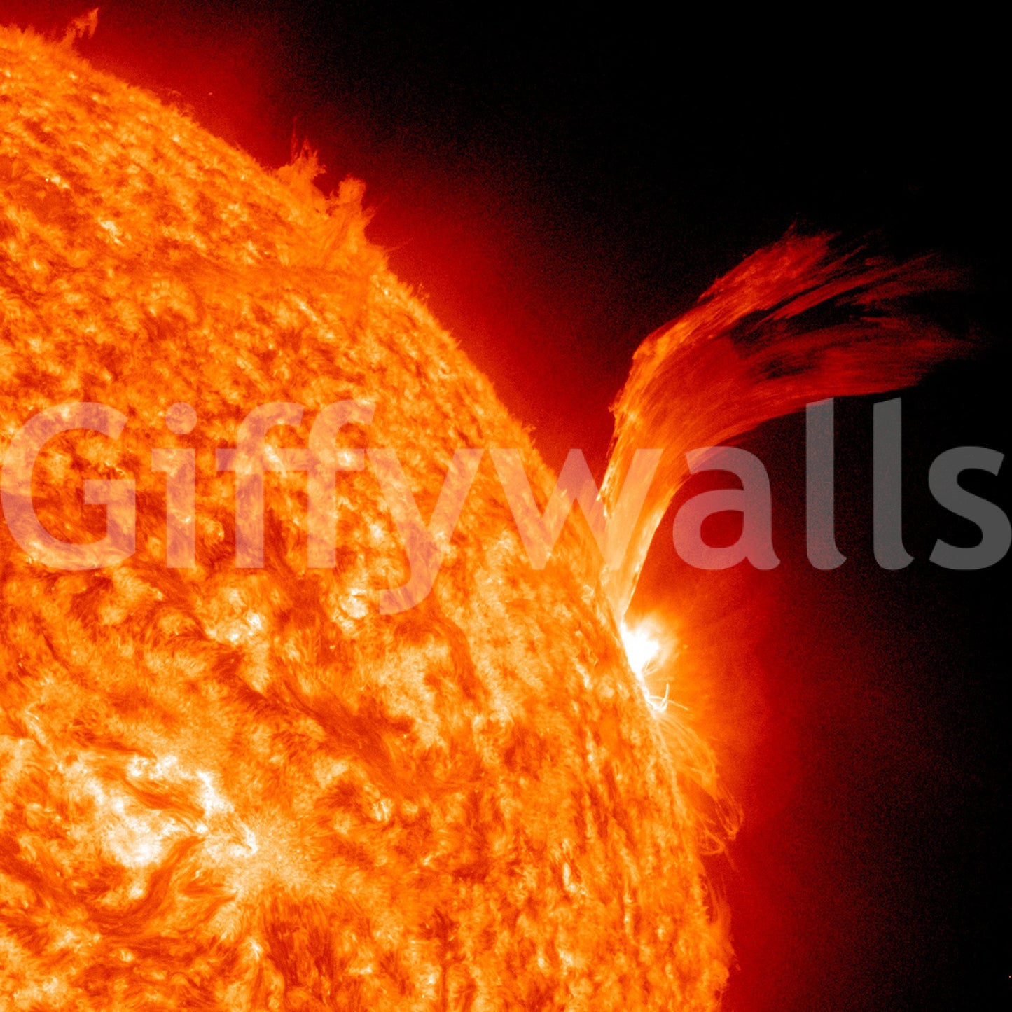 Warm tone abstract mural enhancing modern living area