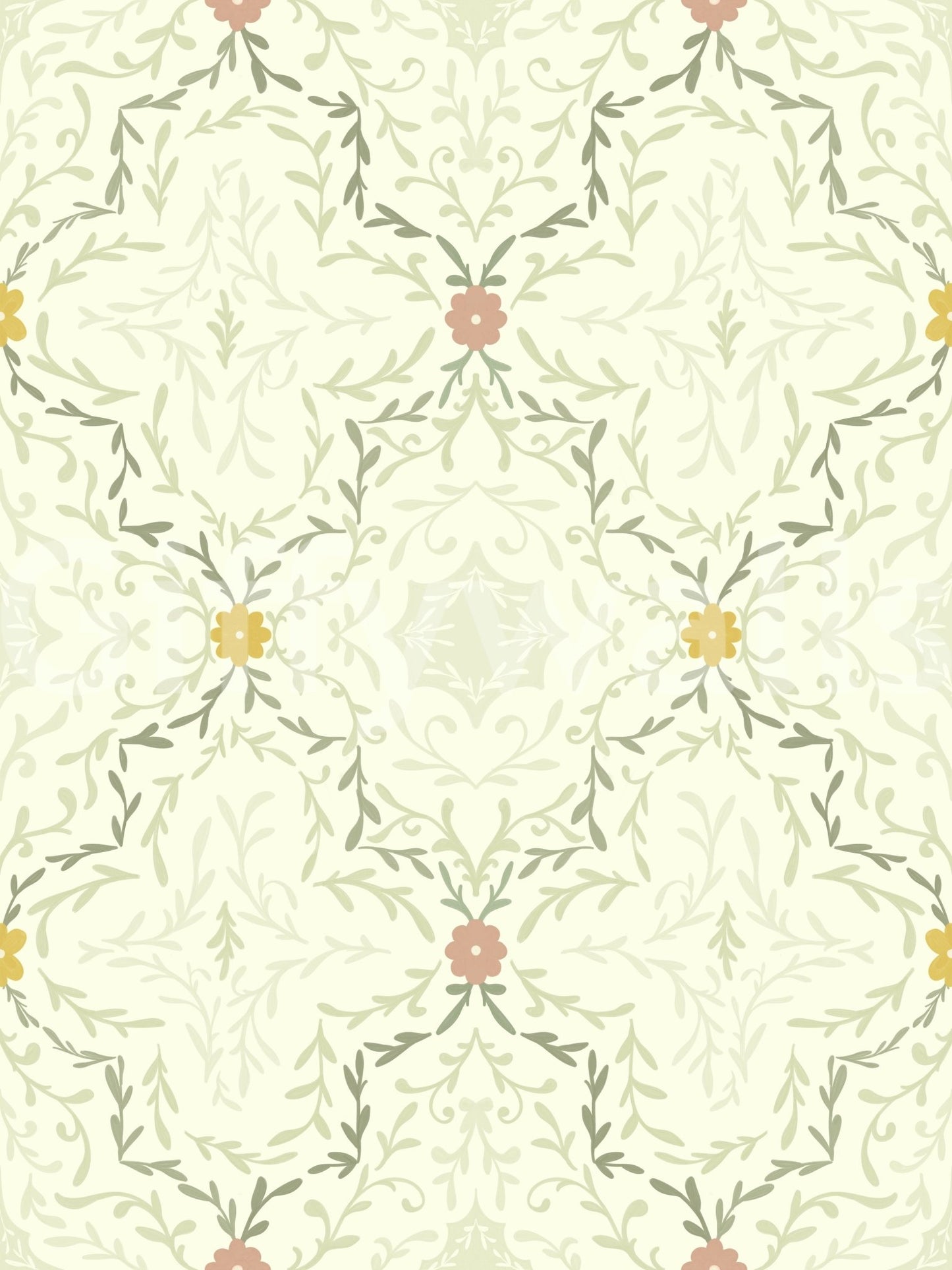 Floral Echo Wallpaper