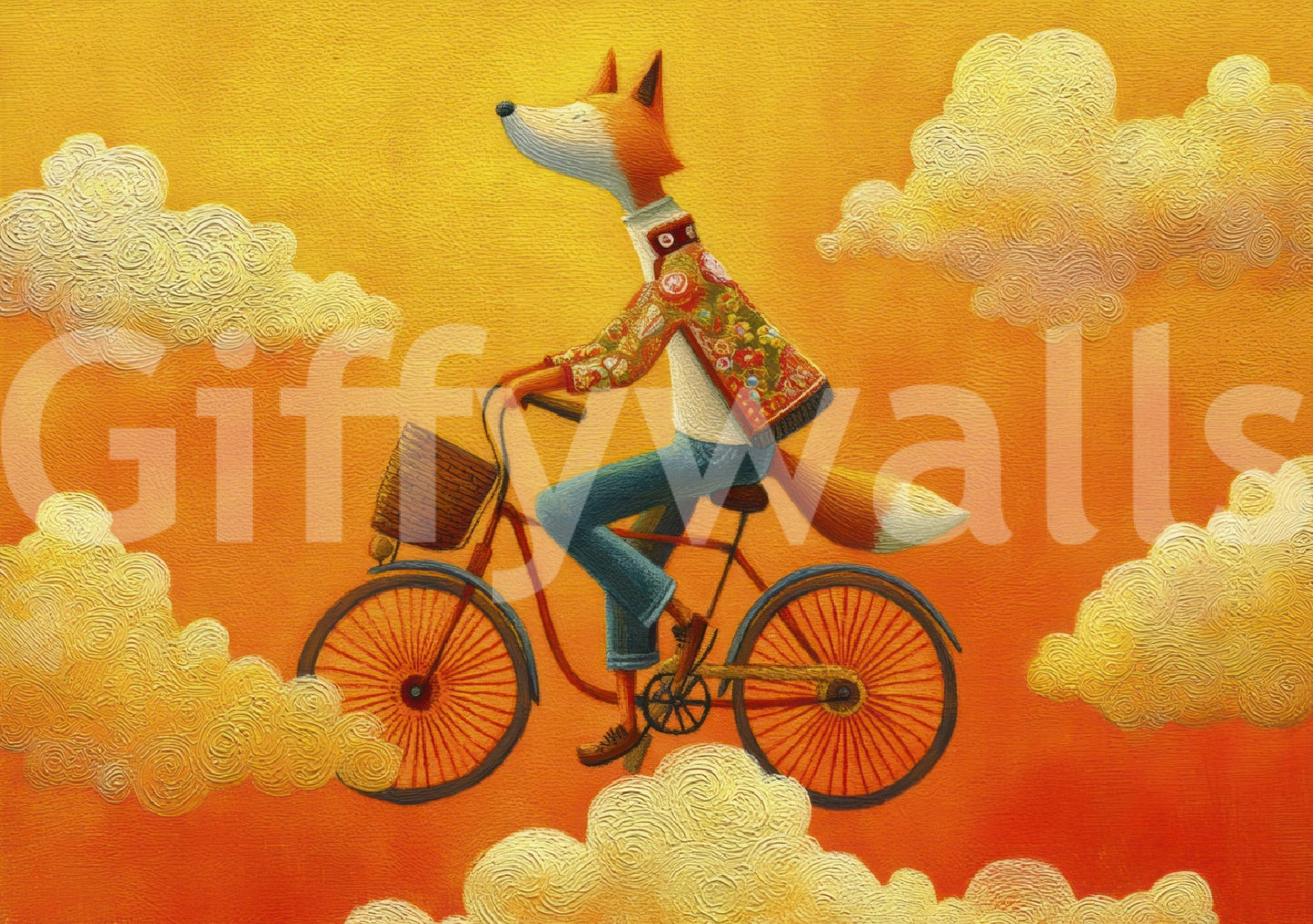 Fox's Aerial Adventure Wall Mural