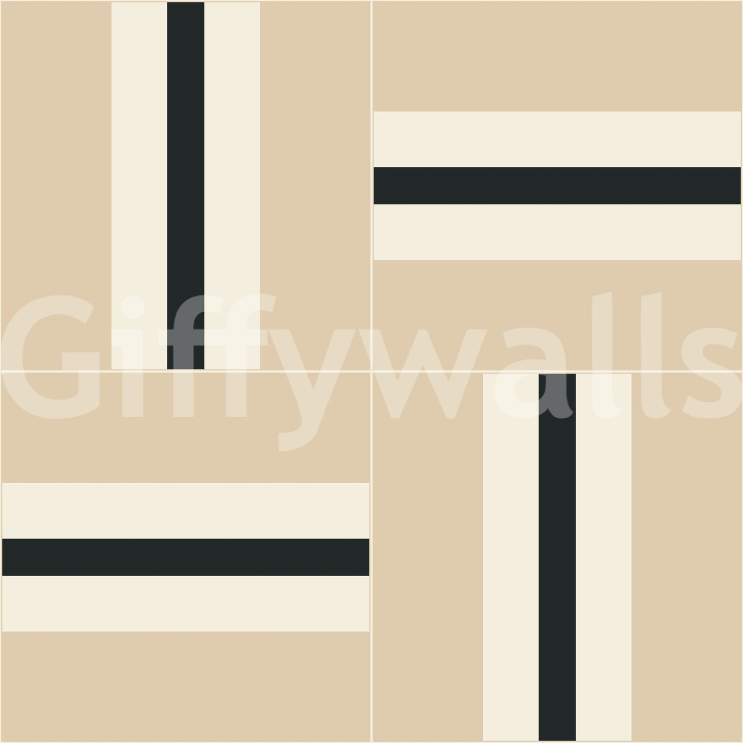 Contemporary geometric wall design for modern home styles