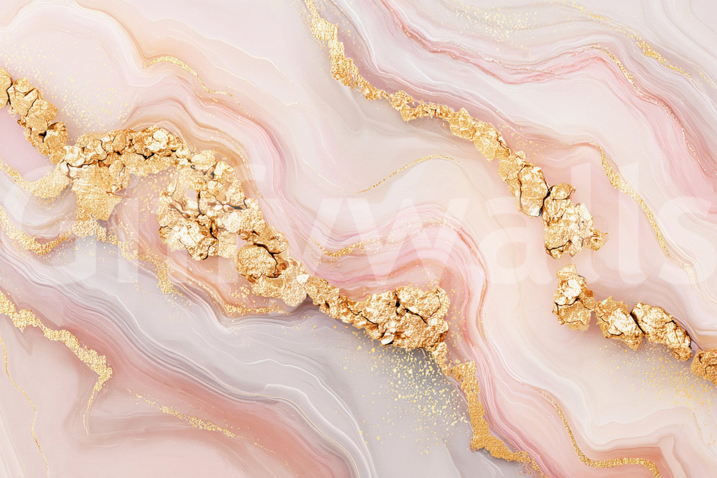 The wallpaper features a subtle marbling pattern.