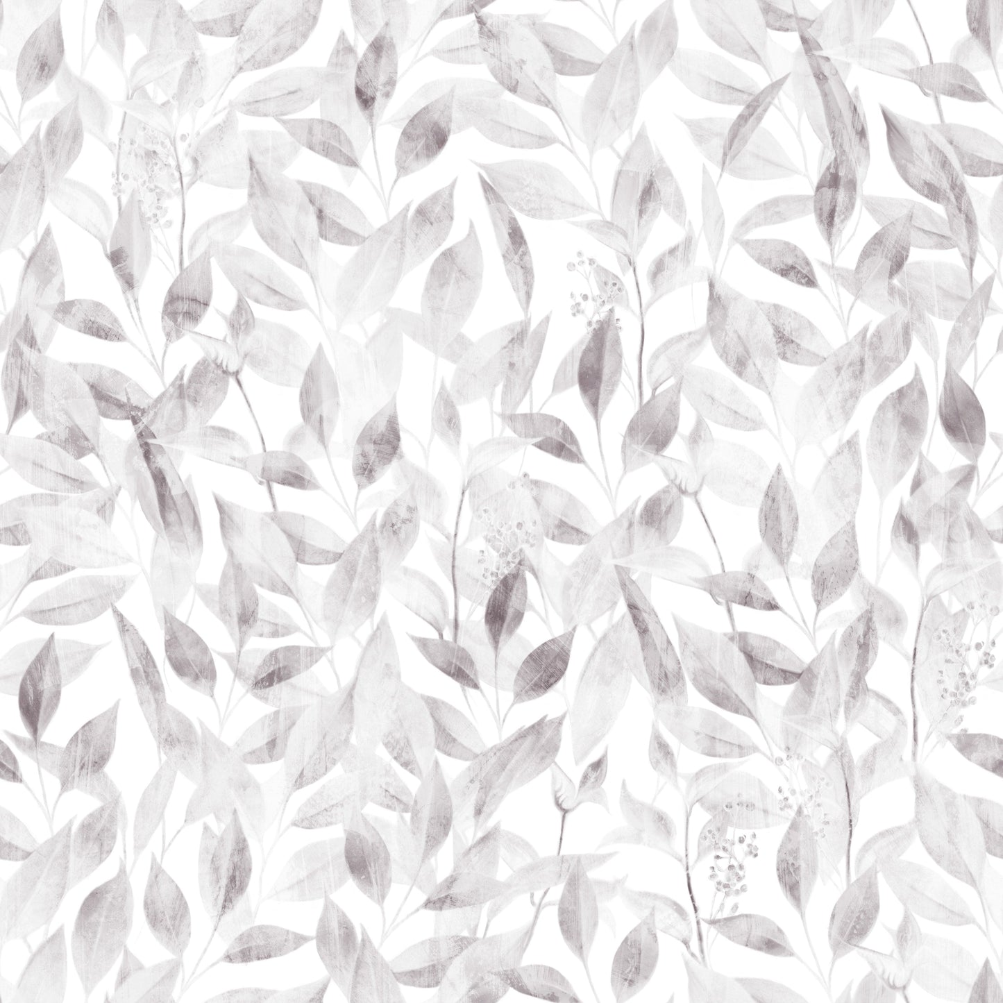 Dreamy monochromatic shrub scenery wallpaper design concept.