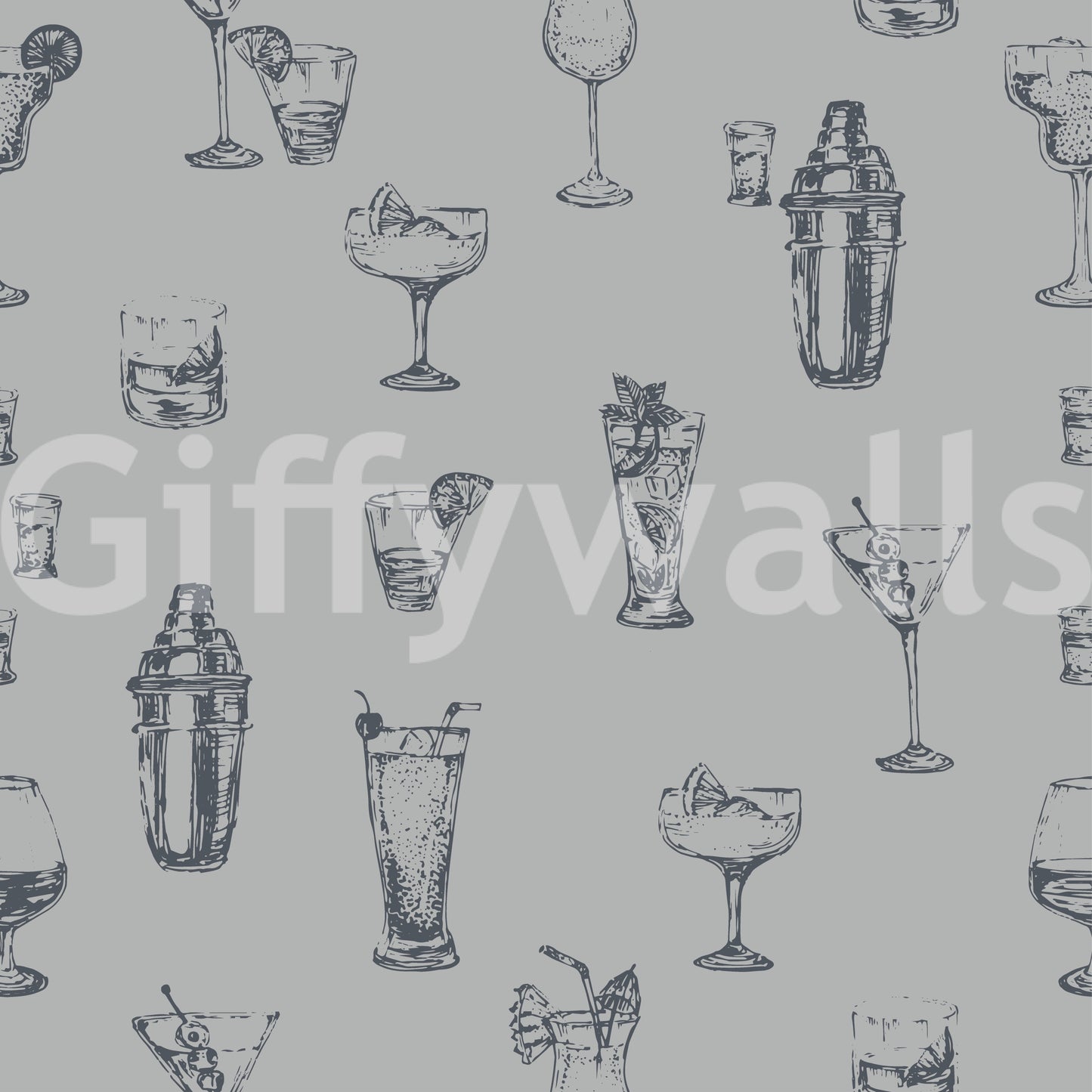 Hand-Drawn Spirits Wallpaper