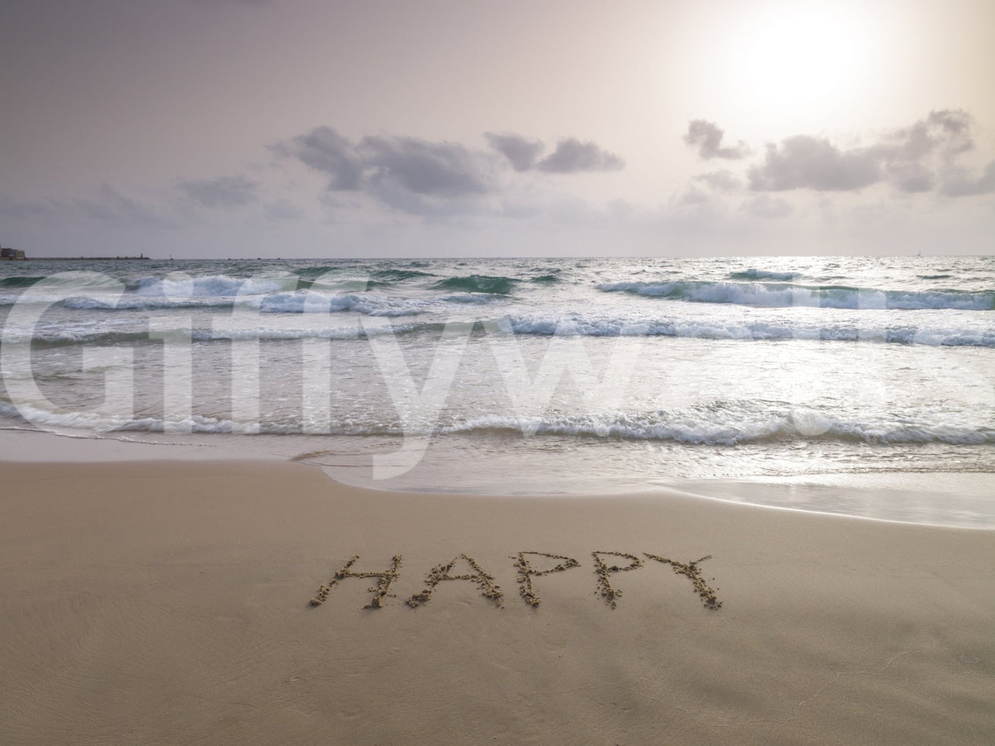 Happy Beach Vibes Wall Mural