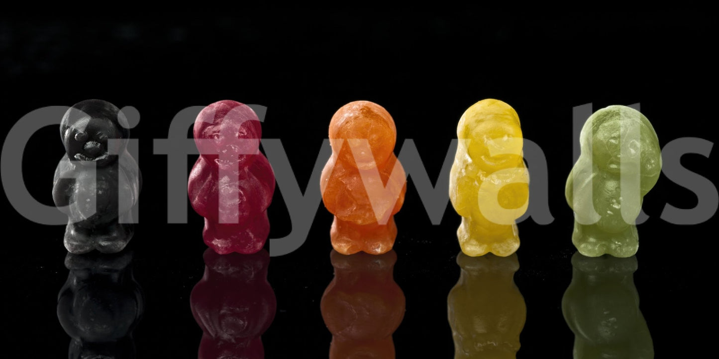 Jelly Babies Wall Mural