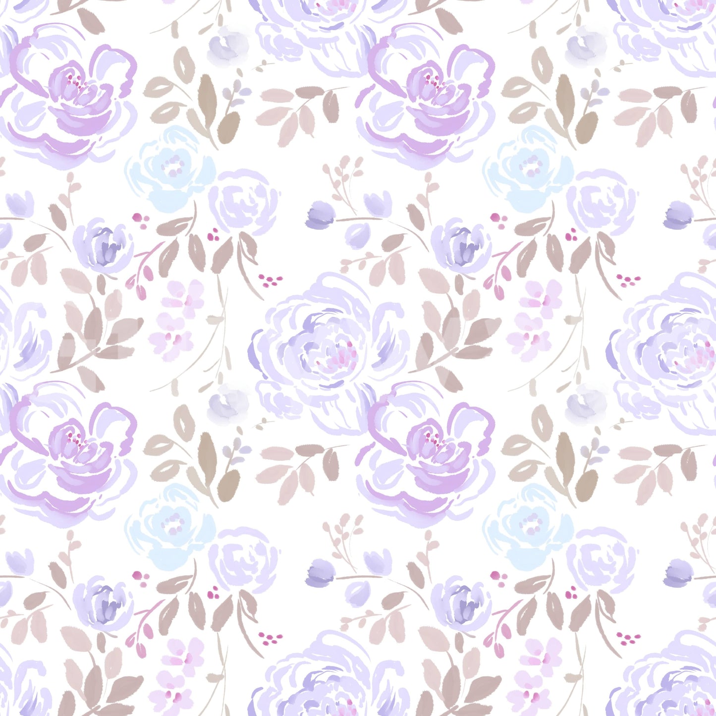 A high-quality serene flower wall mural for walls.