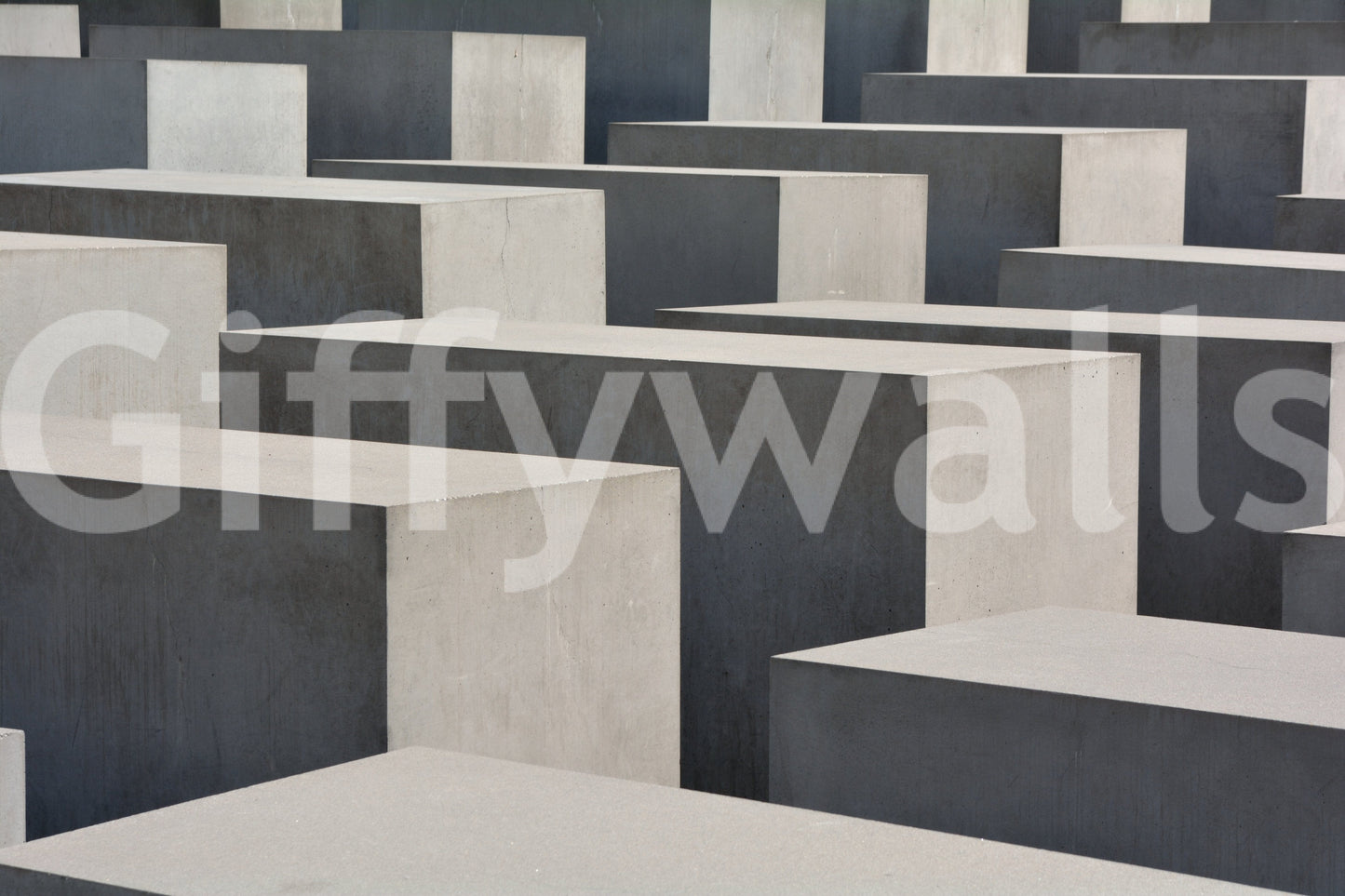 Concrete Geometry Wall Mural -2248764