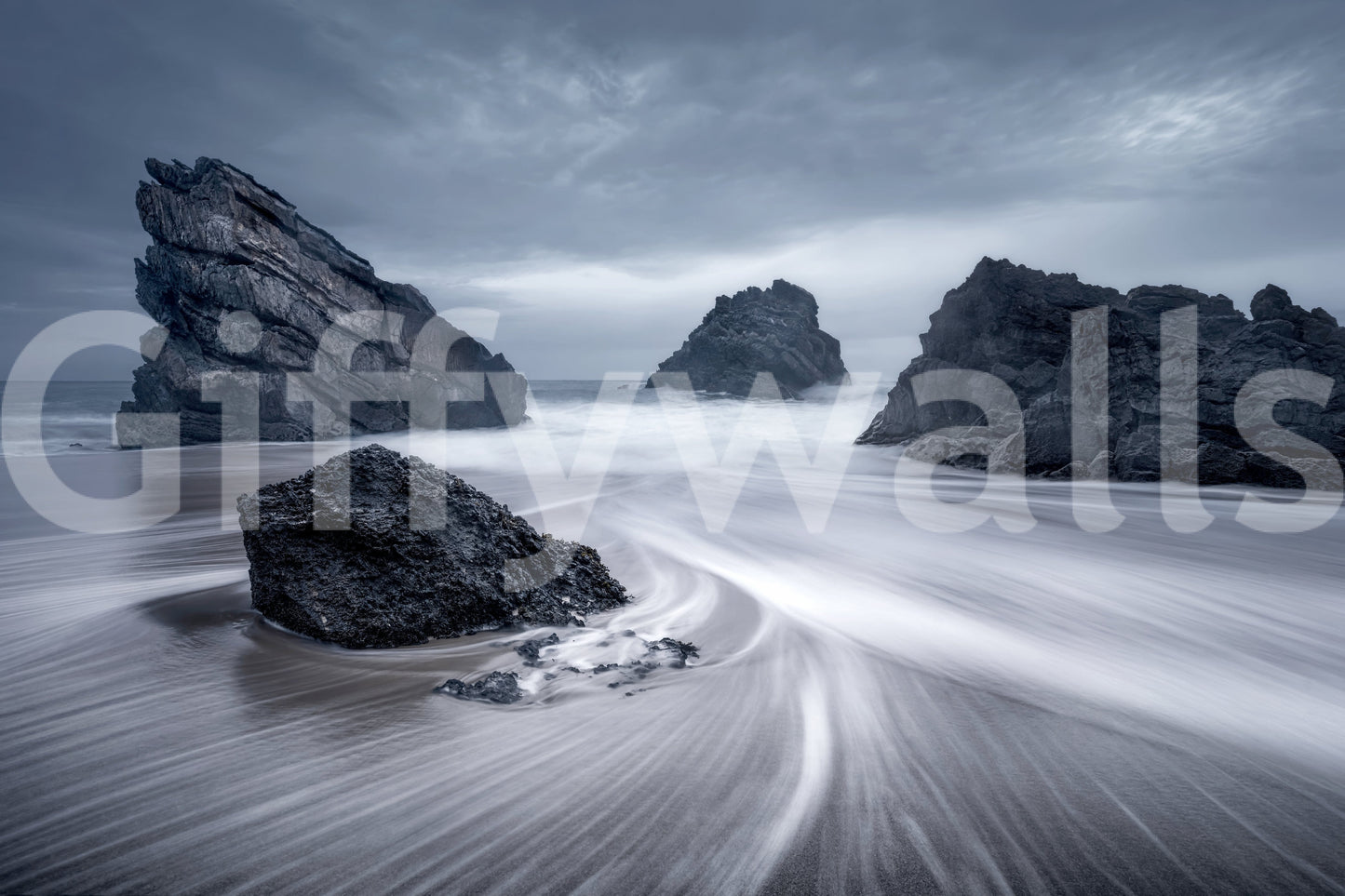 Coastal Monoliths Wall Mural -2467593