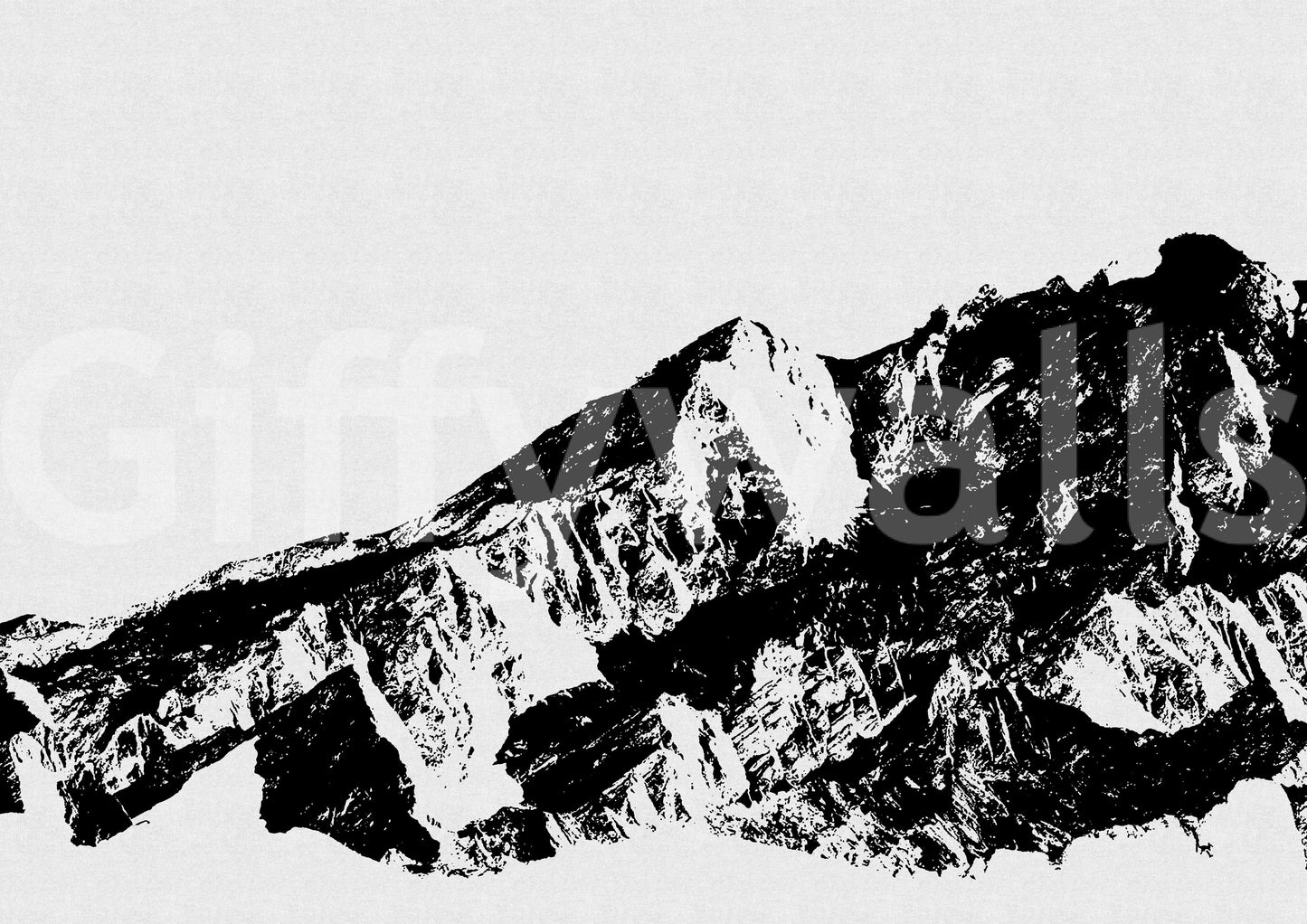 Monochrome Majesty Wall Mural -2594671