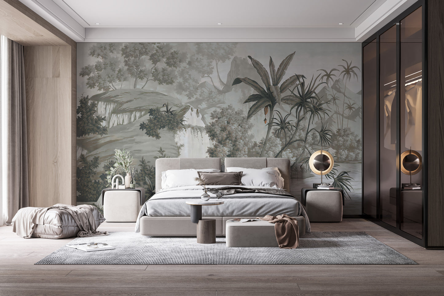 Mountain Forest Wallpaper Mural