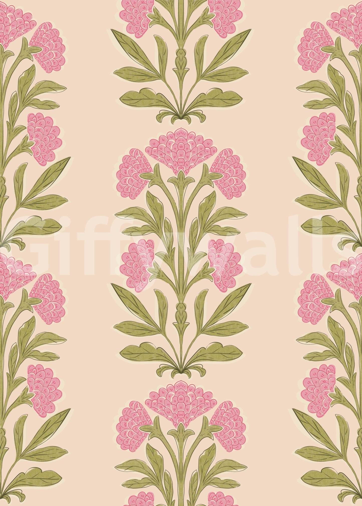 The design is non-realistic and interpretive.