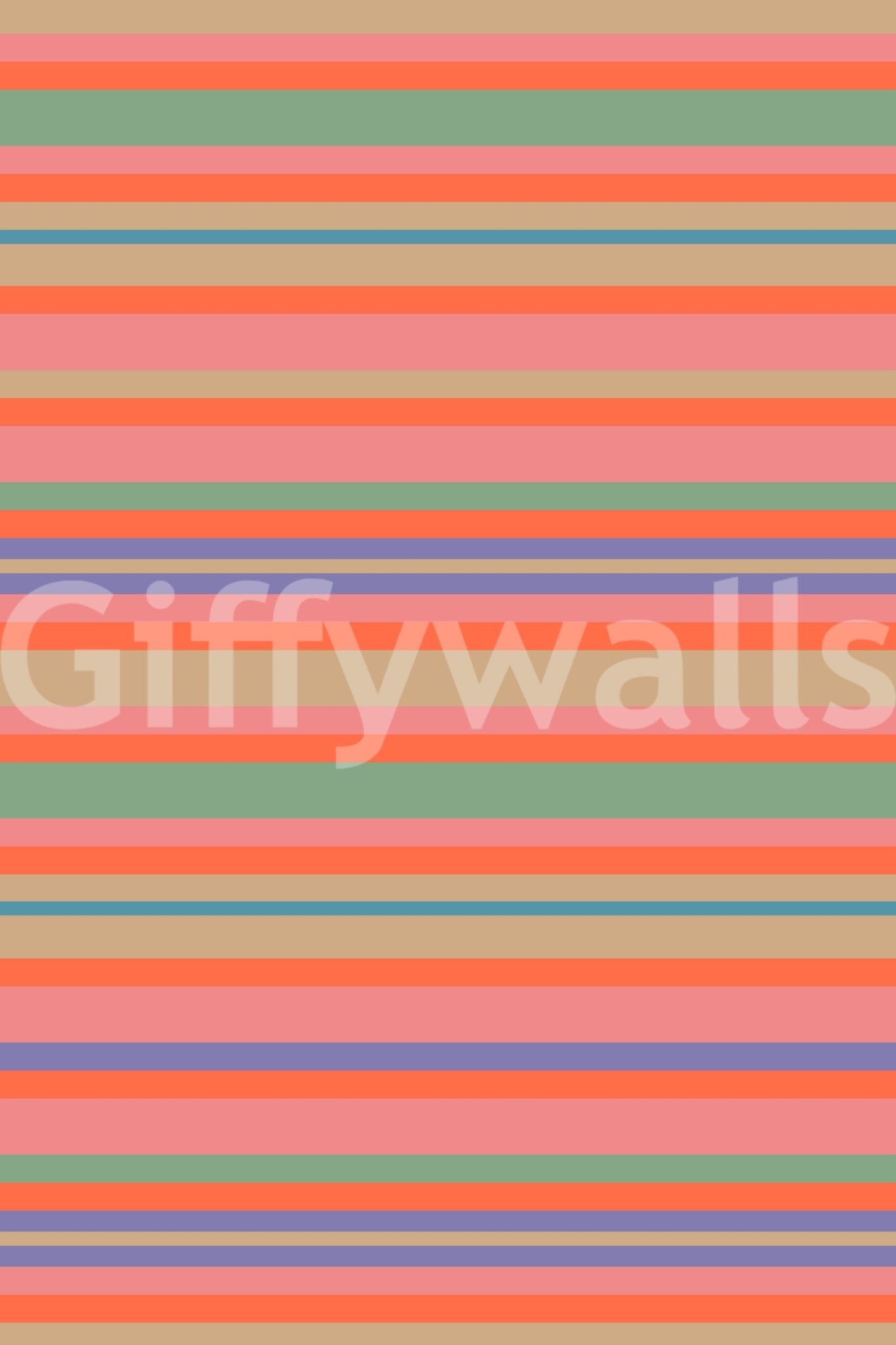 Classic Striped Retro Vintage Playtime Stripes wallpaper colorful decorative background.