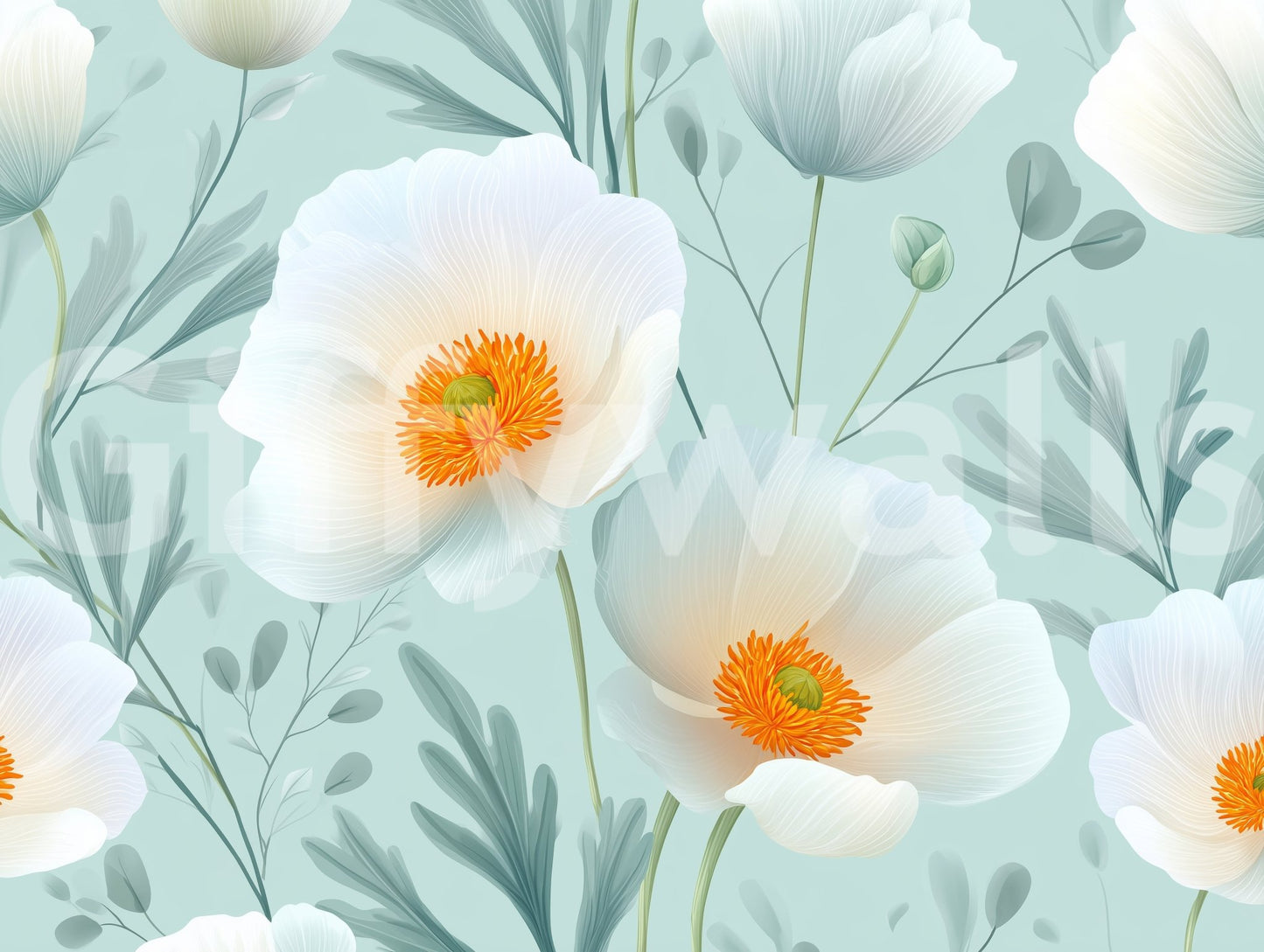 Provides a soothing and artistic backdrop.