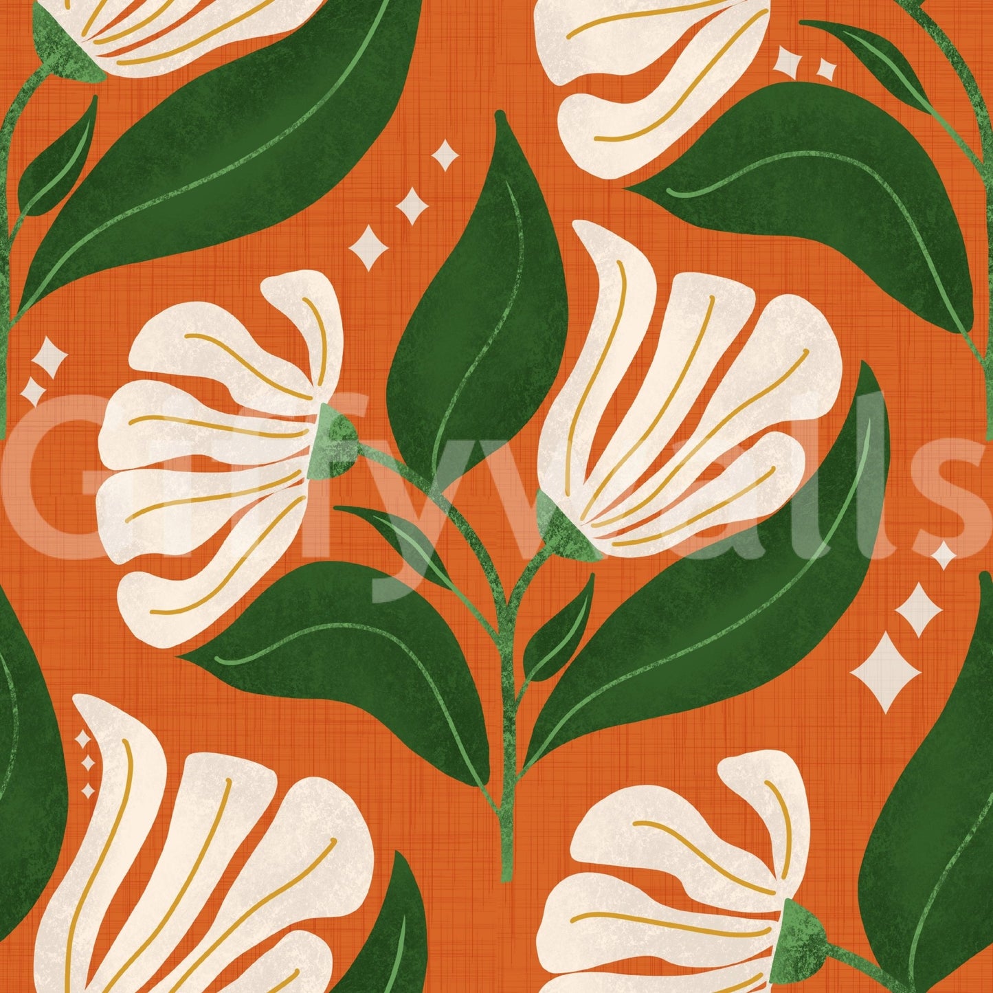 Provides a lively and artistic backdrop.