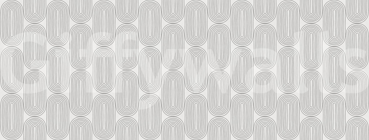 Vintage-inspired Retro Arches wallpaper, detailed, architectural, beautiful print.