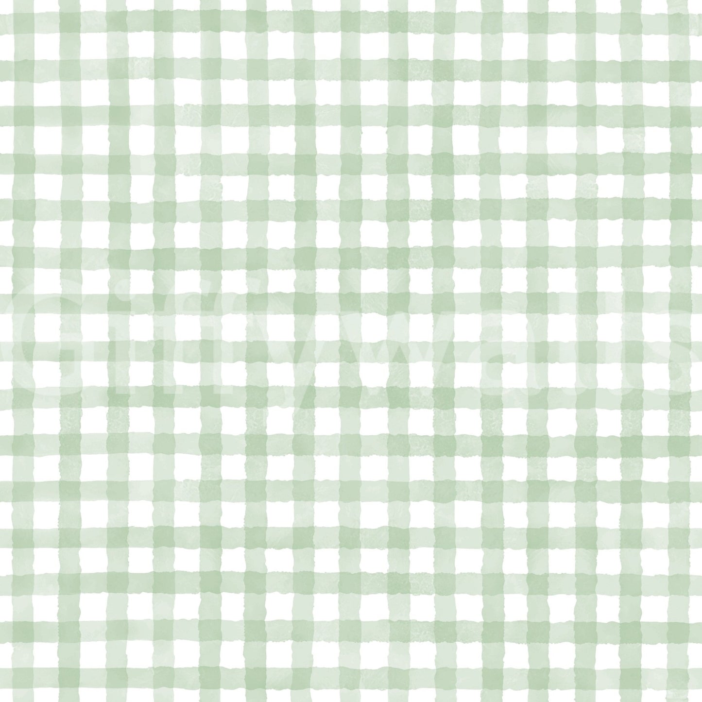 Neutral green checks in a relaxed pattern