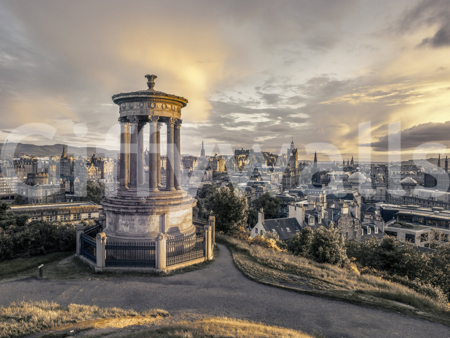 Scottish Skyline Wall Mural