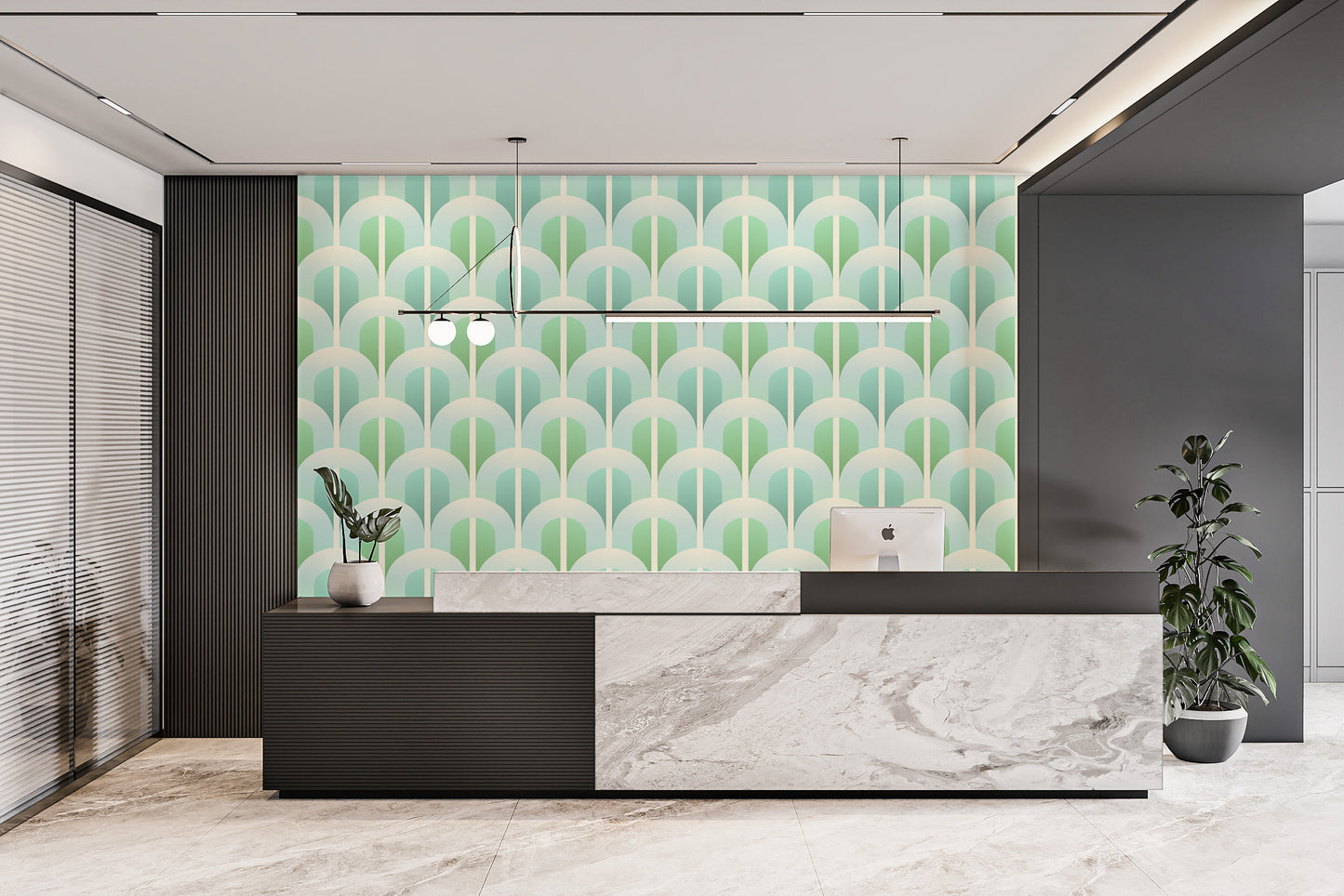 Contemporary Arcadian Archway Wallpaper Mural