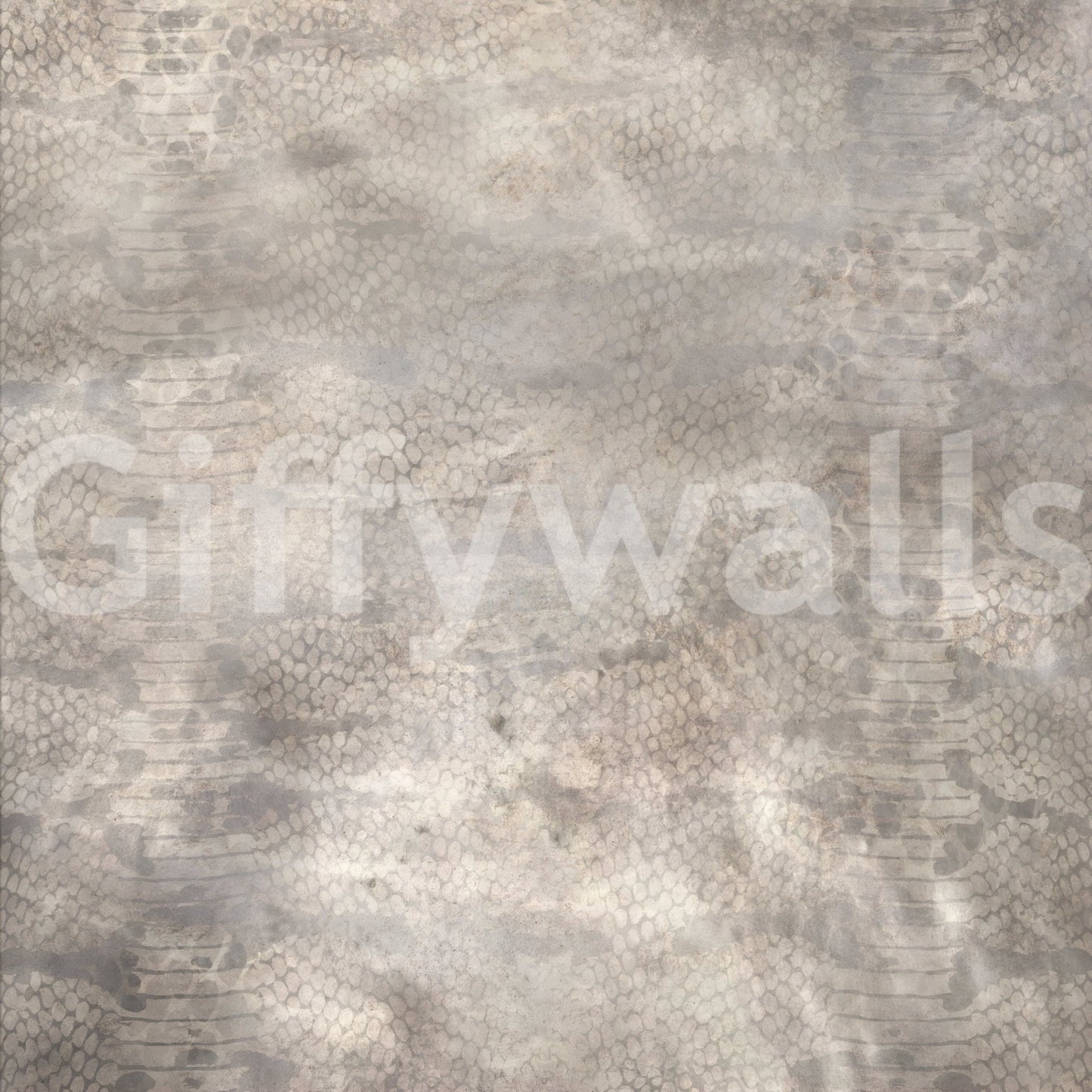Snakeskin - Silver Wall Mural