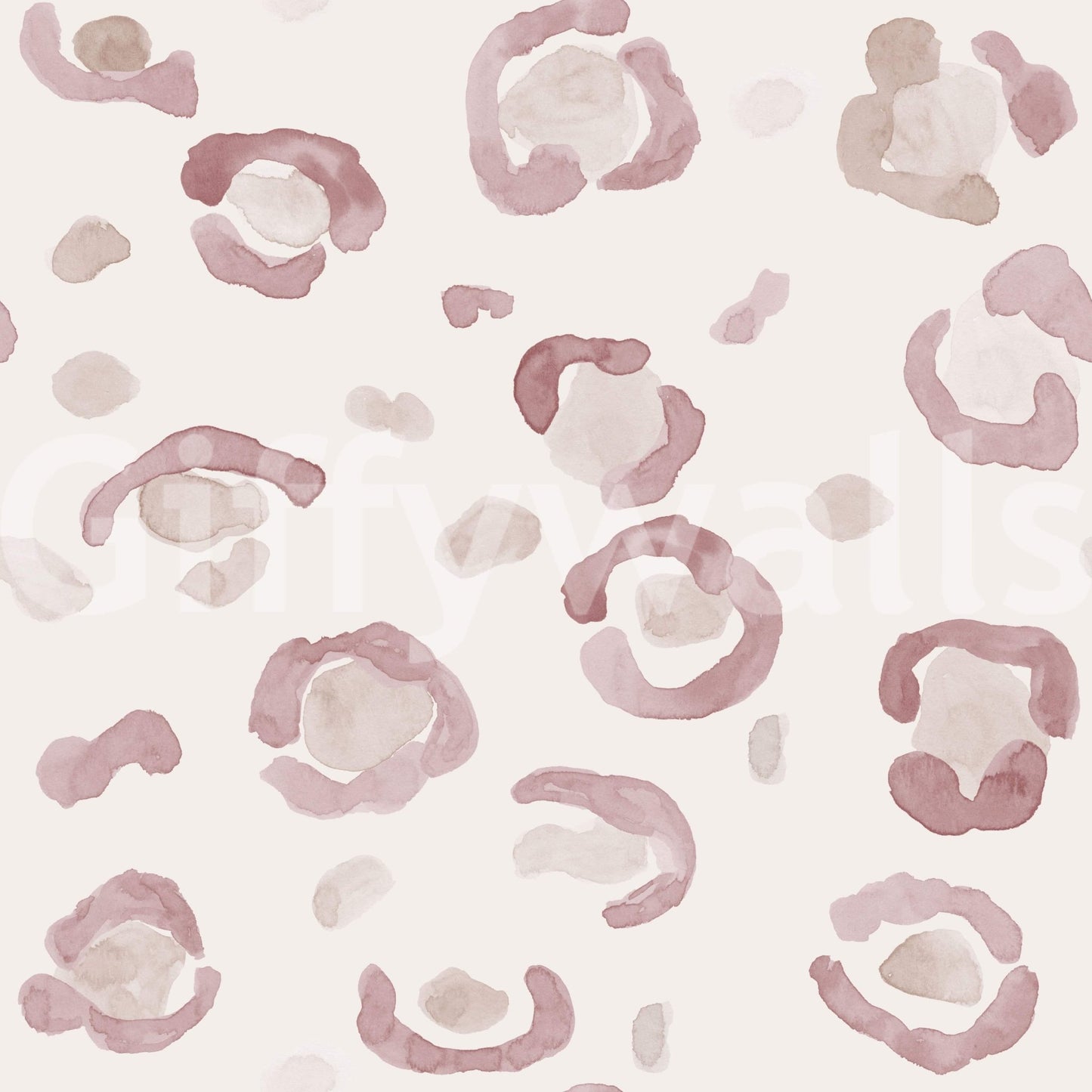 Refined leopard print wallpaper with a calm, minimalist aesthetic.