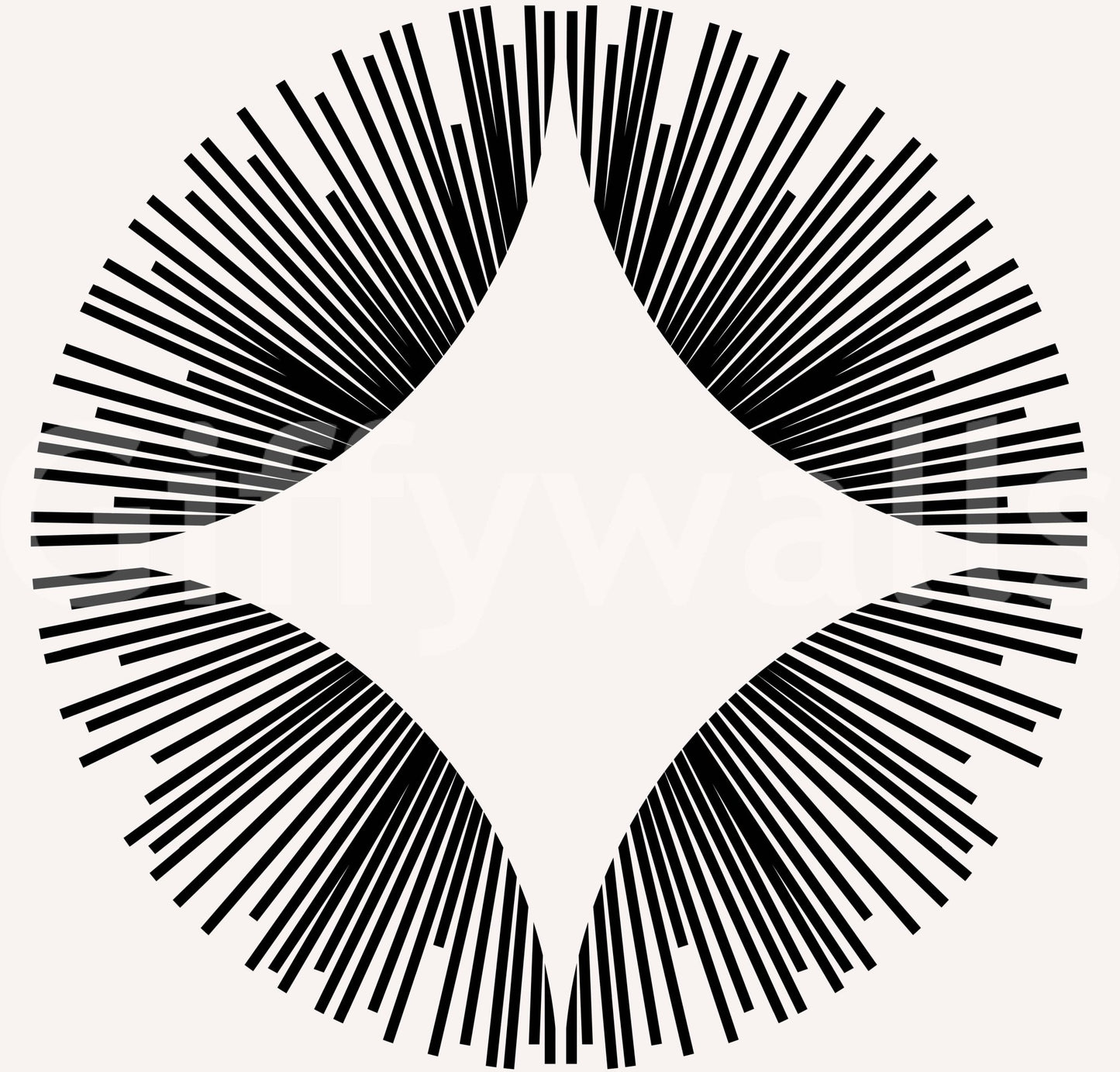 Starburst Deco Wallpaper